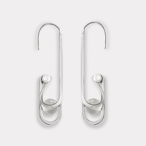 DJ01 Paperclip Earring A