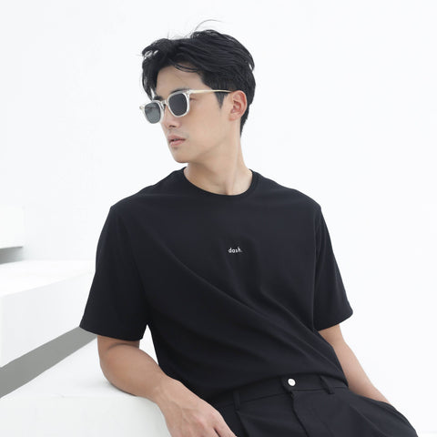 DA27 dash. T-Shirt - Black