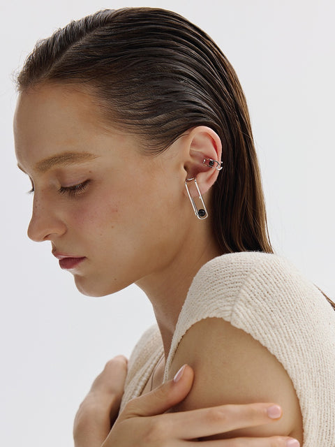 DJ01 Paperclip Ear Cuff B