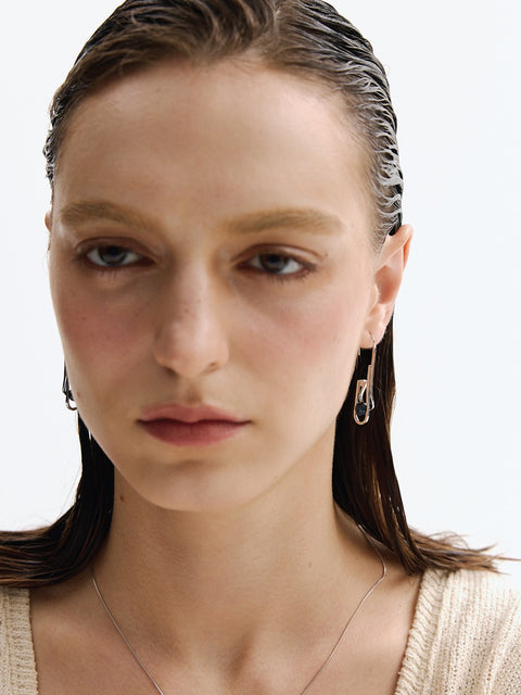 DJ01 Paperclip Earring A