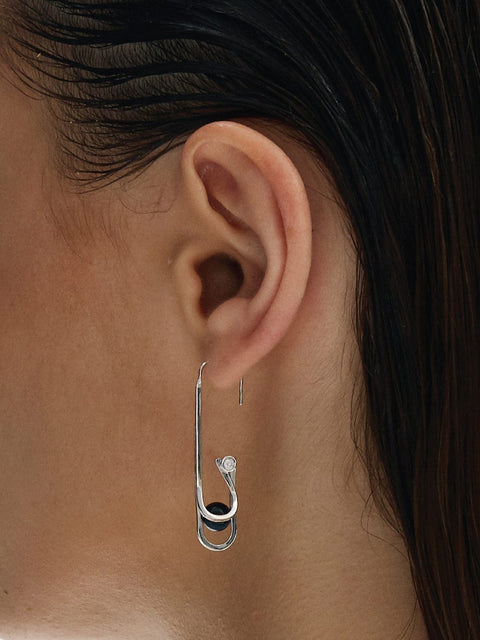 DJ01 Paperclip Earring A