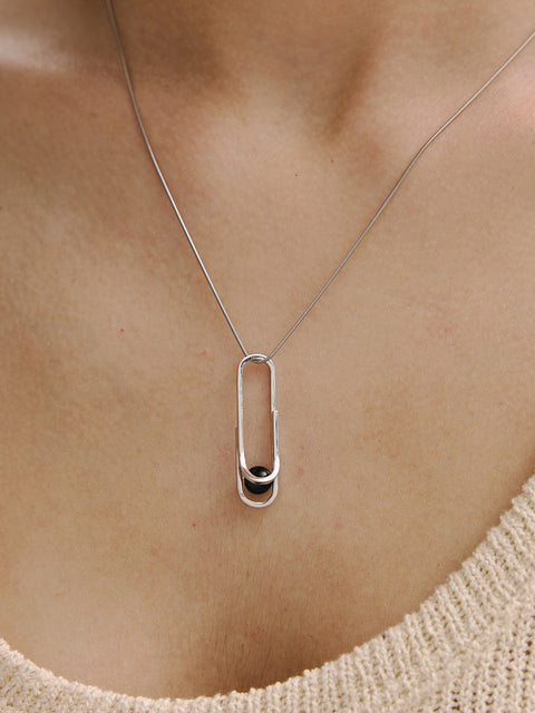 DJ01 Paperclip Pendant A