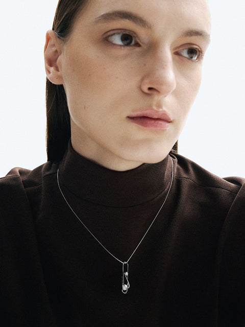 DJ01 Paperclip Pendant B