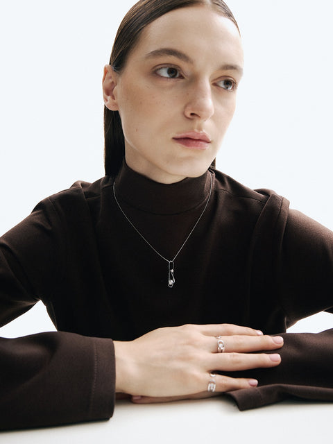 DJ01 Paperclip Pendant B