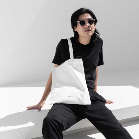 DA25 Canvas Satchel - White